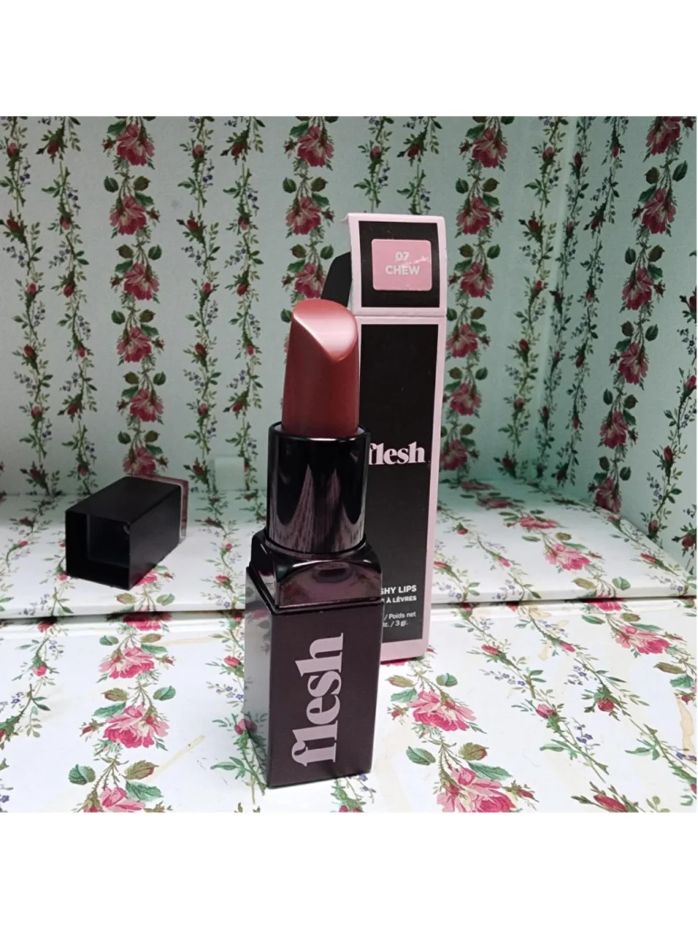 Flesh by Natasha Cosmetics lipstick in shade 07 Chew